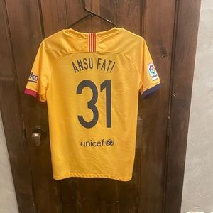 Barcelona Ansu Fati Away Jersey